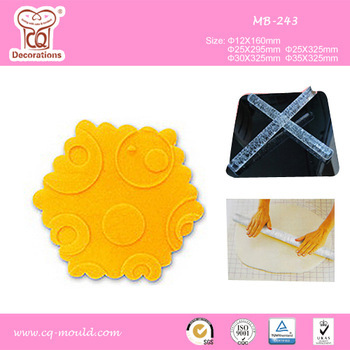 Hot Sale Acryl Transparent Deep Texture Decorating Rolling Pin
