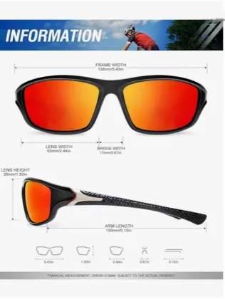 Men Polarized Sunglasses with UV Protection Driving Glasses