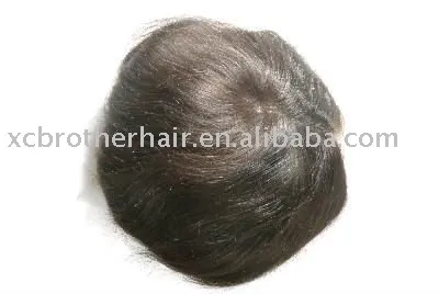 Wholesale Swiss lace 100% human hair men's toupee
