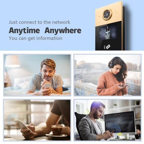 Intercom System With Tuya Door Lock Phone Intercom System with Tuya App Factory