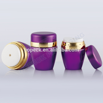 Luxurious round shape airless acrylic cream jar, 30g,50g, HPK-AIRB03-00013W