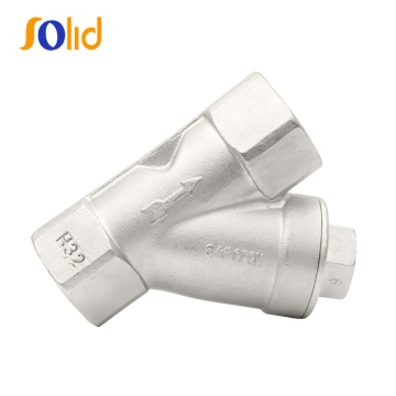 Stainless steel /SS 316 NPT/BSP CF8 threaded end Y strainer/filter 200PSI