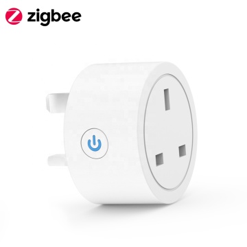 Tuya WiFi Smart Socket 16a UK Plug avec contrôle vocal et surveillance de l'alimentation pour Google Home &amp; Alexa