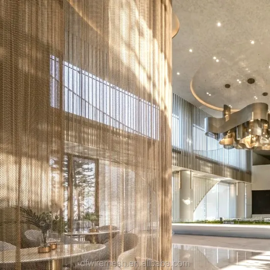 Decorative Chain Link Metal Coil Drapery Curtain for Sale