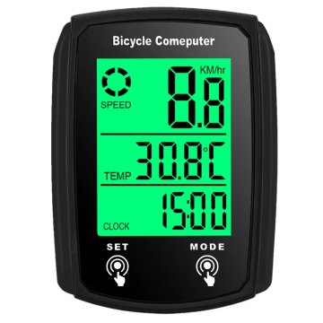Drahtloser Fahrrad -Tachometermesser mit Touchscreen