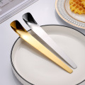 Stainless steel flat head spoon