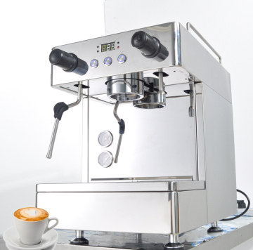 Custom Lever Stainless Steel Espresso Machine with Milk Frother