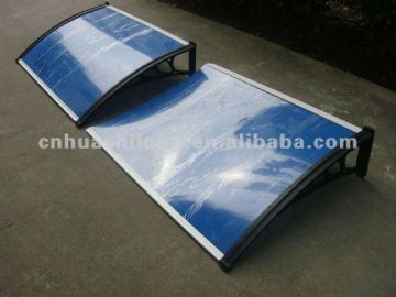 Polycarbonate door canopy