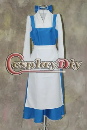 Custom made Beauty and the Beast blue Belle Princess dresses