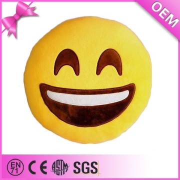 Factory custom popular soft smiley emoticon emoji pillows cute emoji pillow