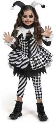 Halloween Evil Clown Costume Clown Dress