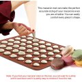 48 buracos macarons silicone assar molde de cozimento