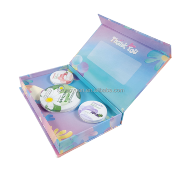 Custom Luxury Matte Full Color Printed Cardboard Magnetic Packaging Boxes for Cosmetics, Skincare, Facial, Hand, Eye Cream Products