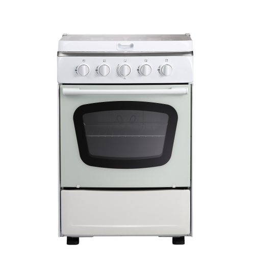 4-burenr gas stove with oven in home kitchen