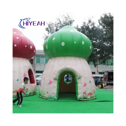 Custom Inflatable Mushroom House: Mini Bounce House and Amusement Inflatable Mushroom Castle