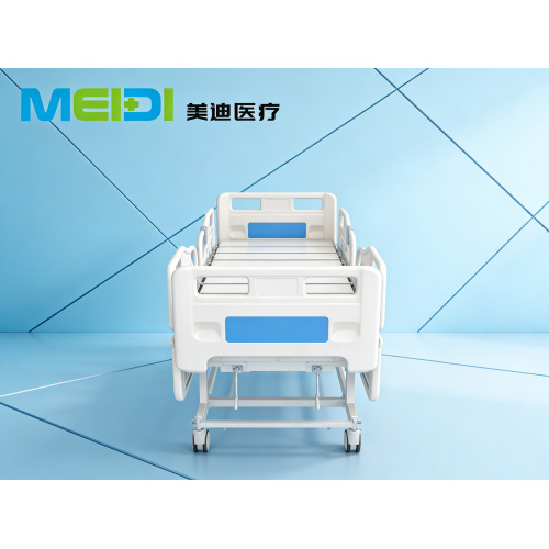 Luxury 5-Function Electric Hospital Bed with PP Bed Board, Medical Nursing Bed