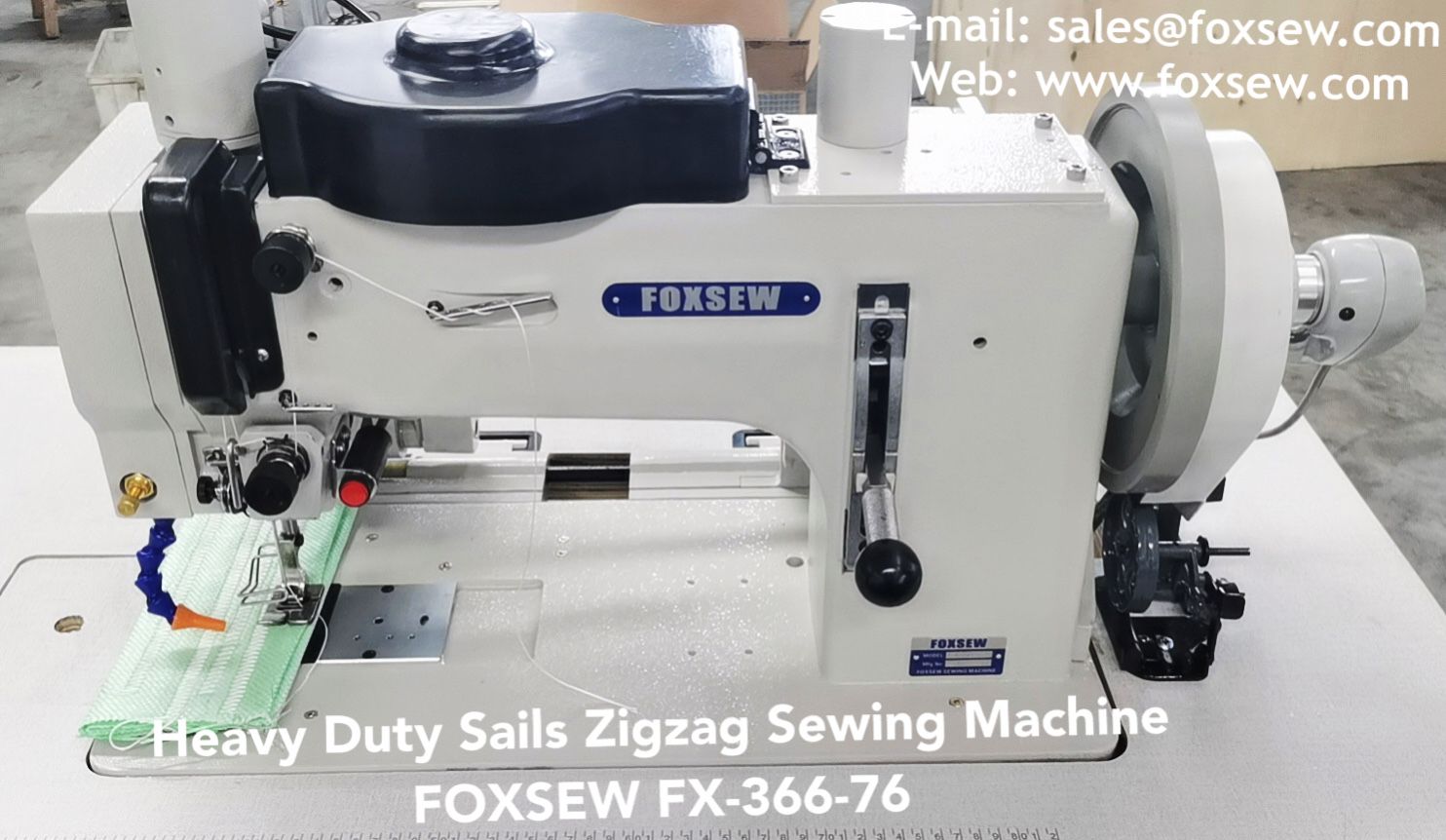 Heavy Duty Sails Zigzag Sewing Machines FOXSEW FX-366-76 -1