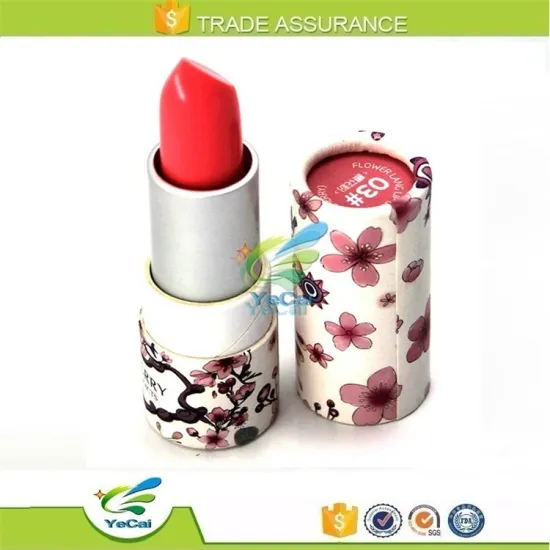 Wholesale Custom Printing Eco-friendly Paper matte liquid lipstick tubes