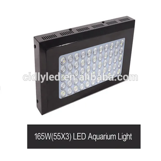 Service and Quality Assured 165w led aquarium tank light with 55x3w,aquarium reef led light,led aquarium lighting