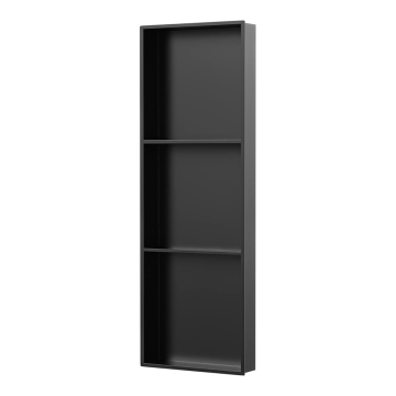Hotel Bathroom Accessories: Wall-Mounted Shower, Three-Tier Wall Niche, Stainless Steel Soap, Shampoo Storage Cabinet & Display Niche