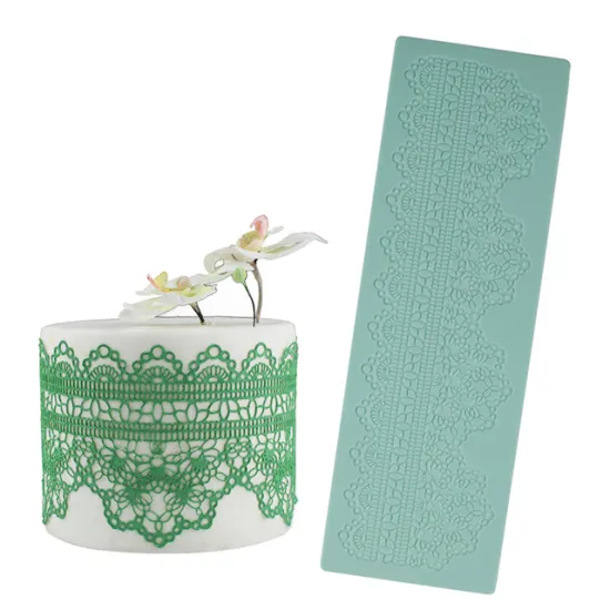 Silicone Molds for Chocolate and Cake Making - Pattern Lace Pad Silicone Mousse Cake Mold