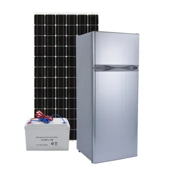 218L Solar-Powered Double-Door DC Compressor Upright Fridge
