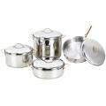 Basic Stainless Steel Cookware Set 8 pieces