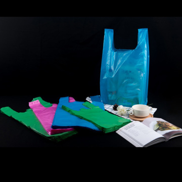 HDPE LDPE Low Density High Density Plastic Food Packaging Vest Polythene Bag