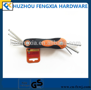 FX04044 Professional CR-V Folding Ball Point Hex Key Set China