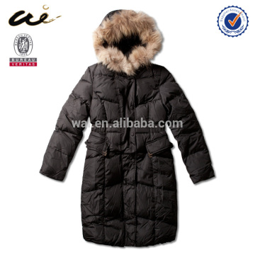 100% polyester warm winter jacket;padded winter jacket;fur hoodie winter jacket