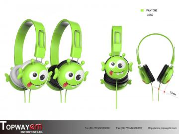 Wired Kids Headphone with Frog image