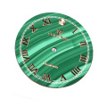 Natural gemm pierre malachite cadran pour la montre