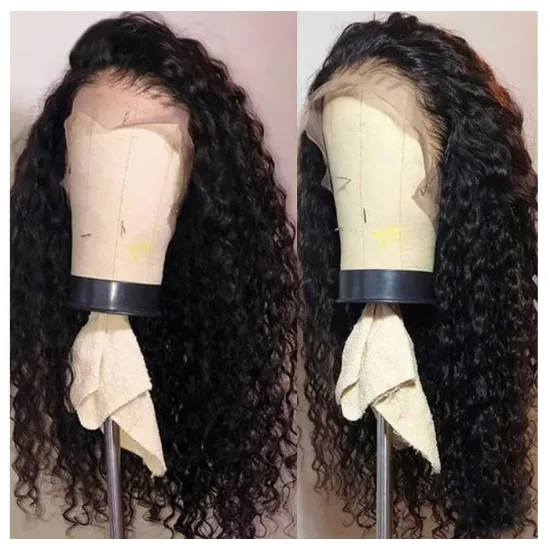 Wholesale Raw Brazilian Virgin Afro Kinky Curly Human Hair Hd Full Lace Frontal Wig For Women Lace Front Human Hair Wig Vendor