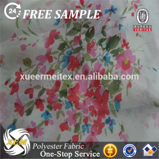 Crepe Chiffon Fabric Printed