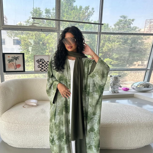 تابستانی گل ابریشمی اوپن Abaya