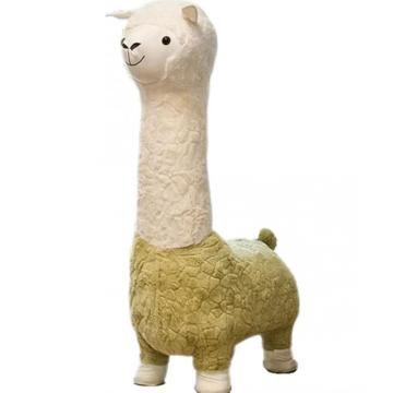 Stand-up simulation cute alpaca wool toy sleep toy