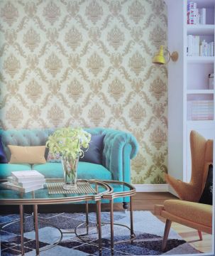 Carta da parati impermeabile con rivestimento murale in PVC