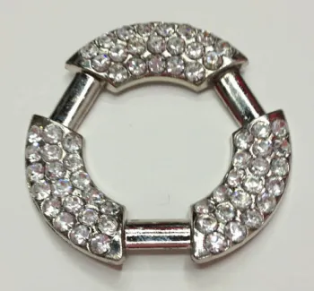 Vintage Rhinestone Shoe Clips, Shoe Buckles