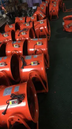 2200W Movable Axial Flow Ventilator Fan 29000CFM 24inch Aluminum Blade Exhaust Fan