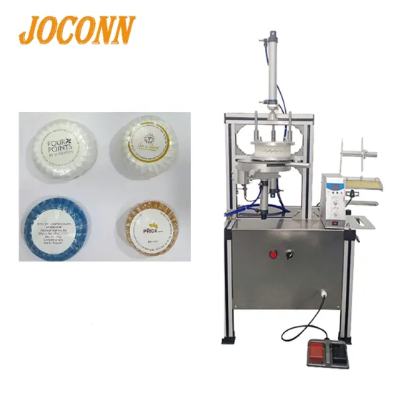 Semi-Automatic Round Soap Pleating Packing Machine