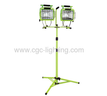 ไฟ 1400 วัตต์หลอดคู่ฮาโลเจน 2-n-1 ขาตั้งกล้องทำงาน