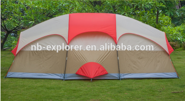 Luxury 2-room camping tent for 5-8men