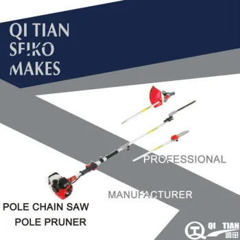 4 in 1 TELESCOPIC POLE CHAIN SAW 25.6CC/0.8 KW QT-PCS340-2