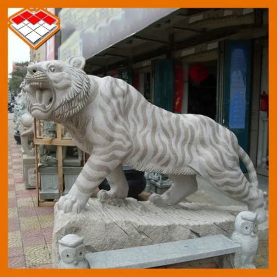 Outdoor garden granite stone animal tiger sculpture for sale in China