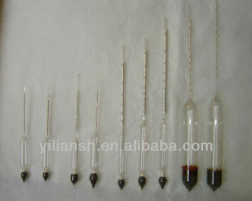 Alcoholometer with thermometer