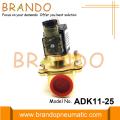 ADK11-25A CKD نوع الطيار ركلة الملف اللولبي صمامات الحجاب الحاجز