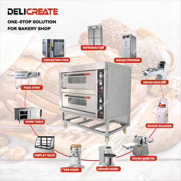 Top Sale Commercial Stainless Steel Gas Deck Oven for Bakery and Pastry