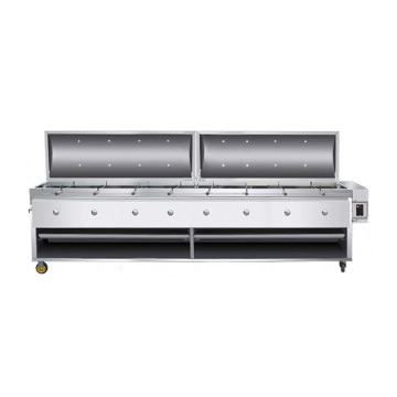 Commercial Gas Smokeless Oven for Indoor/Outdoor Roasting with Adjustable Features