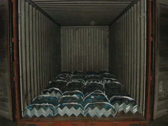 ASTM A36 Steel Angle Bars by container