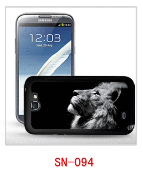 Leo Picture 3d Smartphone Case For Samsung Galaxy Note2,pc Case Rubber Coating, With 3d Picture, Multiple Colors 